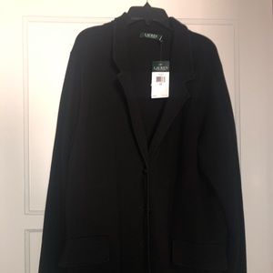Ralph Lauren Sweater Blazer, Size 2, Plus, NWT